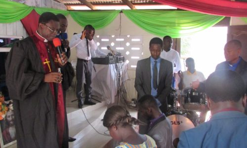 Consecration and Ordination of Pastor Francis Christian Anoquampong and wife, a student and Graduate of Christian Leaders Institute by Rev Arcton and Other Ministers of the Gospel