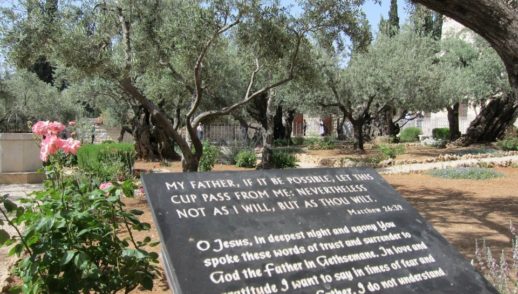 Jesus in the Garden at Gethsemane Prayer