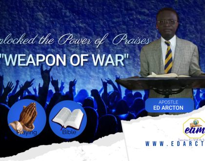 THE VOICE OF PRAISE IS A WEAPON OF WAR